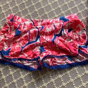 Lilly Pulitzer flamingo shorts